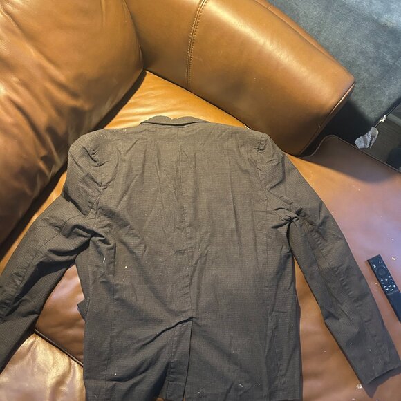 RVCA Slim Fit Blazer Brown M - Picture 2 of 4